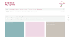 Desktop Screenshot of buchheimmuseum.de